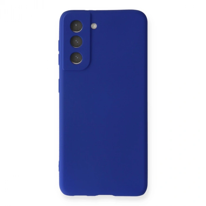 Samsung Galaxy S21 Fe Kılıf First Silikon - Lacivert