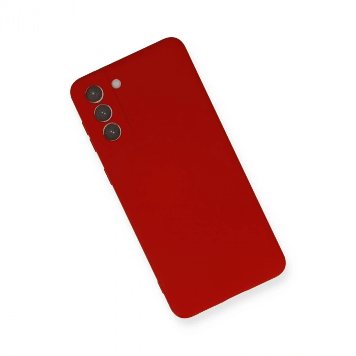 Samsung Galaxy S21 Plus Kılıf Nano İçi Kadife Silikon - Kırmızı