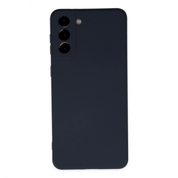 Samsung Galaxy S21 Plus Kılıf Nano İçi Kadife Silikon - Lacivert