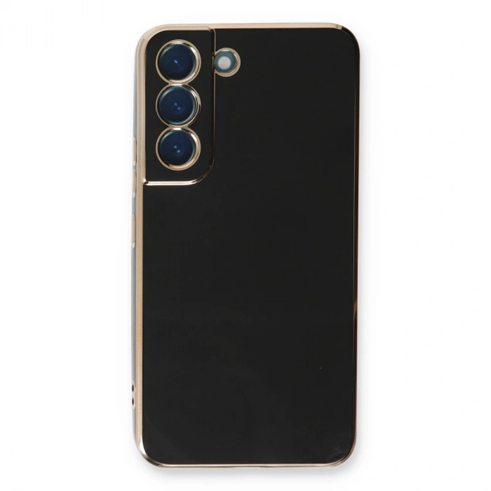 Samsung Galaxy S22 Plus Kılıf Volet Silikon - Siyah