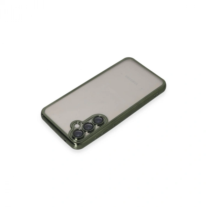 Samsung Galaxy S23 Fe Kılıf Razer Lensli Silikon - Yeşil