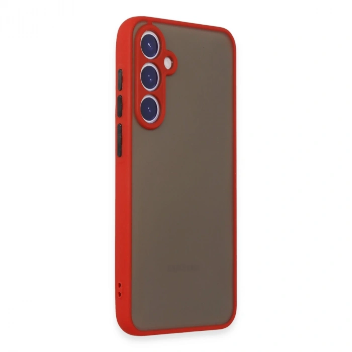 Samsung Galaxy S23 Kılıf Montreal Silikon Kapak - Kırmızı