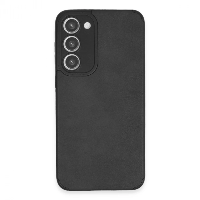 Samsung Galaxy S23 Plus Kılıf Loop Deri Silikon - Siyah