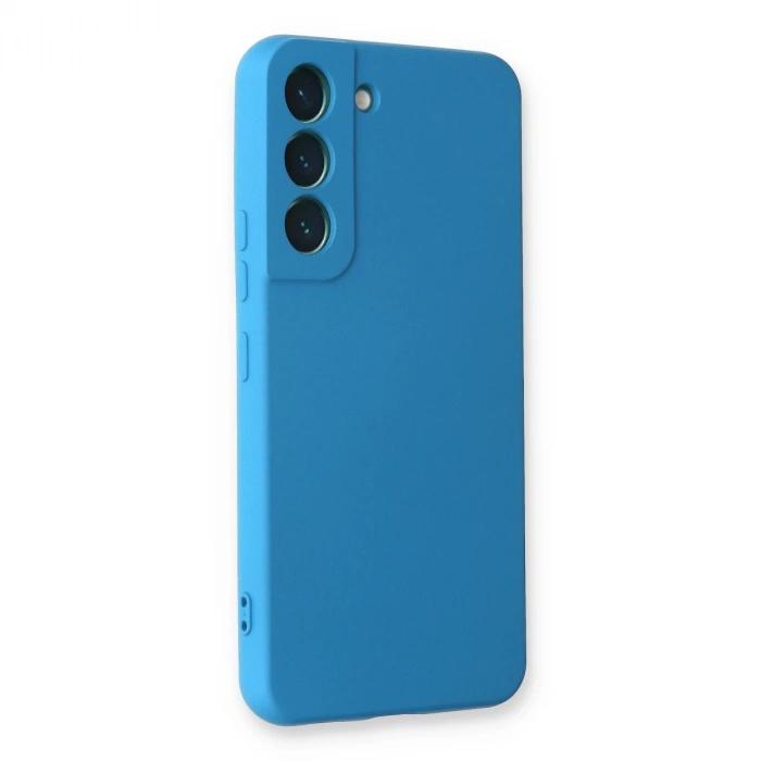 Samsung Galaxy S23 Plus Kılıf Nano İçi Kadife Silikon - Mavi