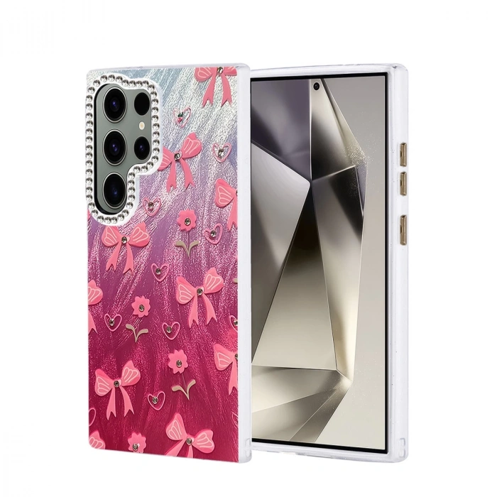 Samsung Galaxy S23 Ultra Kılıf Blade Aynalı Desenli Kapak - Desen 3