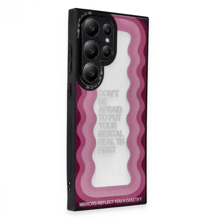 Samsung Galaxy S23 Ultra Kılıf Mirror Desenli Kapak - Mirror - 11