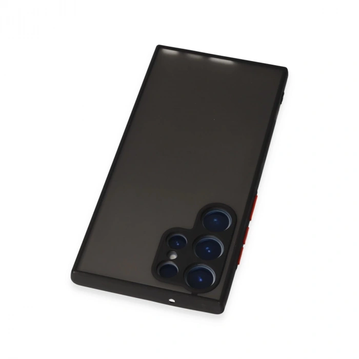 Samsung Galaxy S23 Ultra Kılıf Montreal Silikon Kapak - Siyah