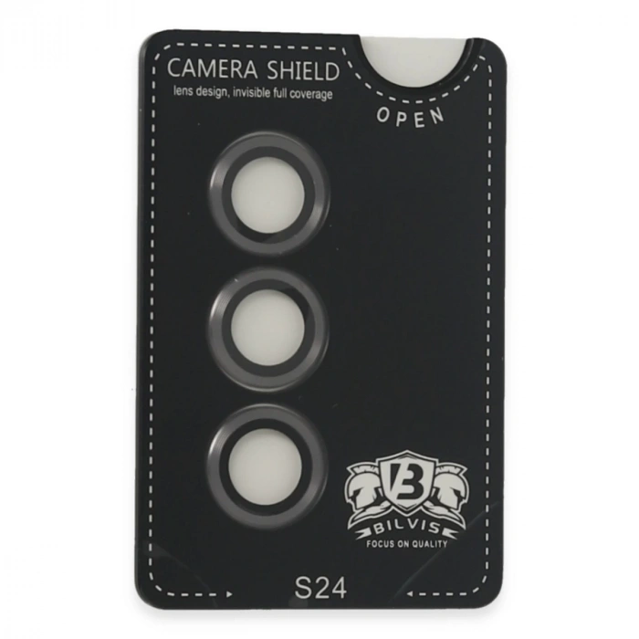 Samsung Galaxy S24 Bilvis Titan Kamera Lens - Titan Gri