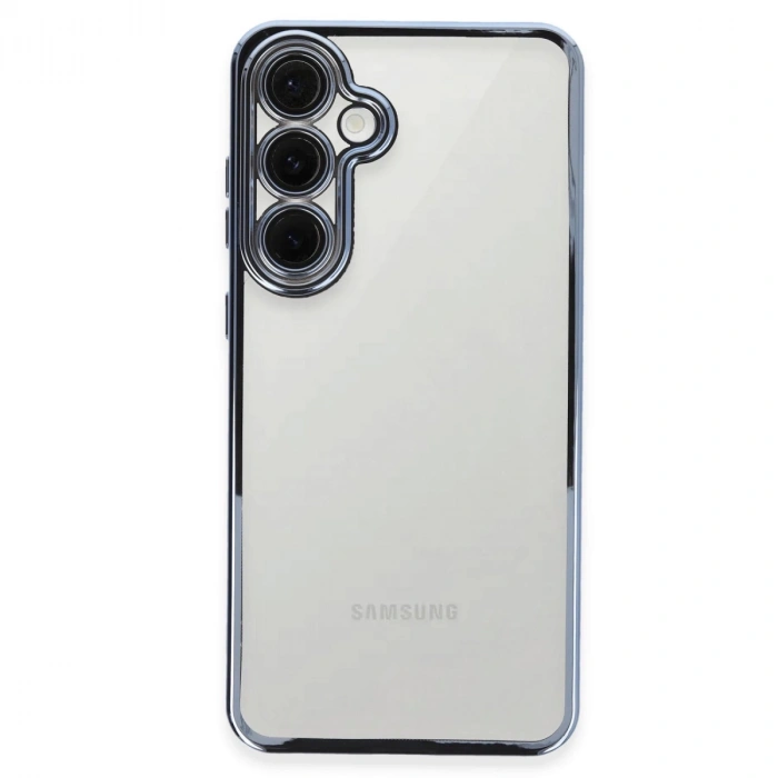 Samsung Galaxy S24 Fe Kılıf Razer Lensli Silikon - Lacivert