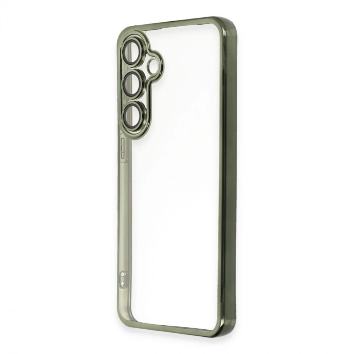 Samsung Galaxy S24 Fe Kılıf Razer Lensli Silikon - Yeşil