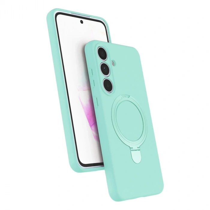 Samsung Galaxy S24 Fe Regal Magsafe Standlı Kapak - Su Yeşili