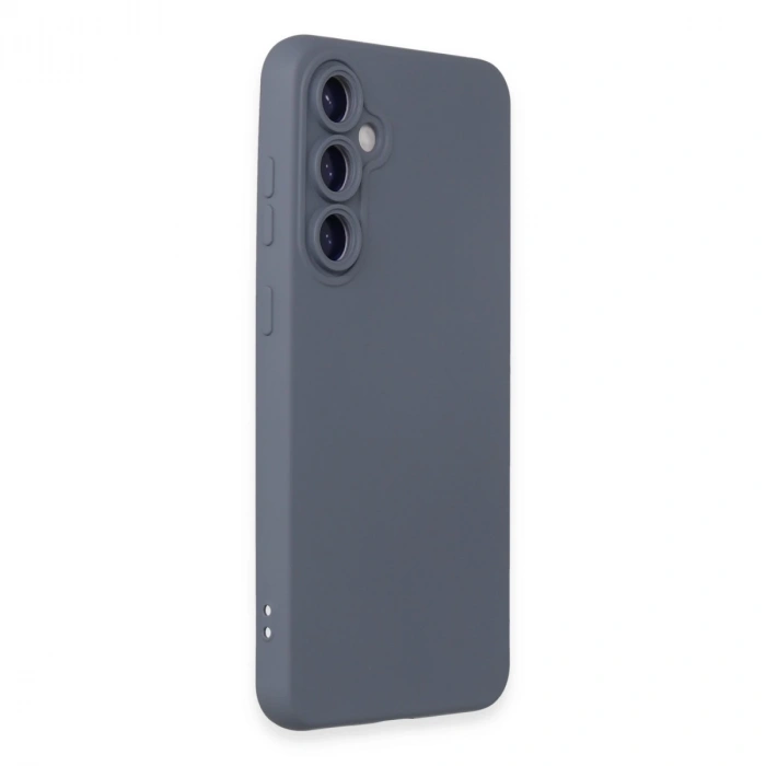 Samsung Galaxy S24 Kılıf Nano İçi Kadife Silikon - Gri