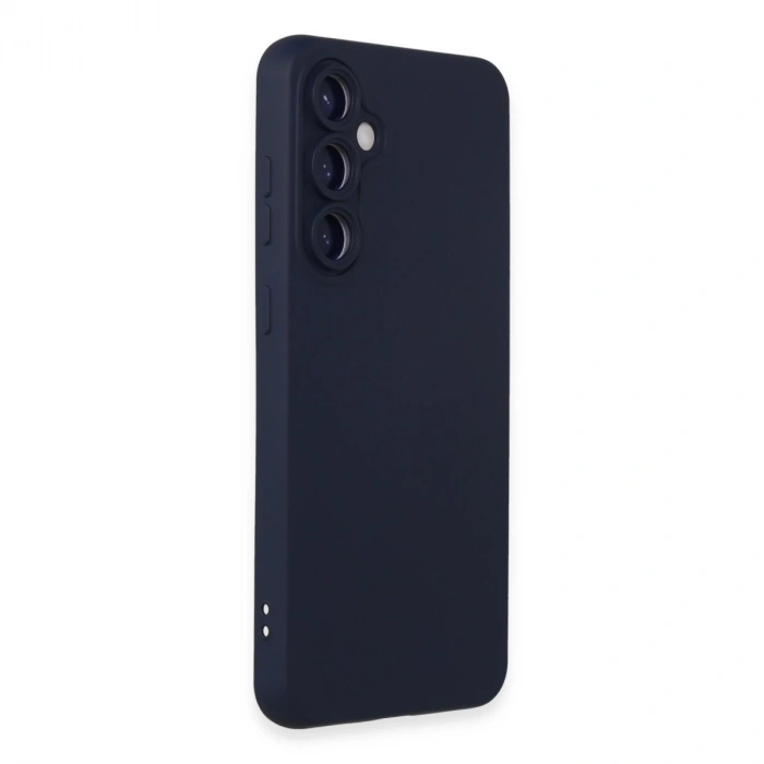 Samsung Galaxy S24 Kılıf Nano İçi Kadife Silikon - Lacivert