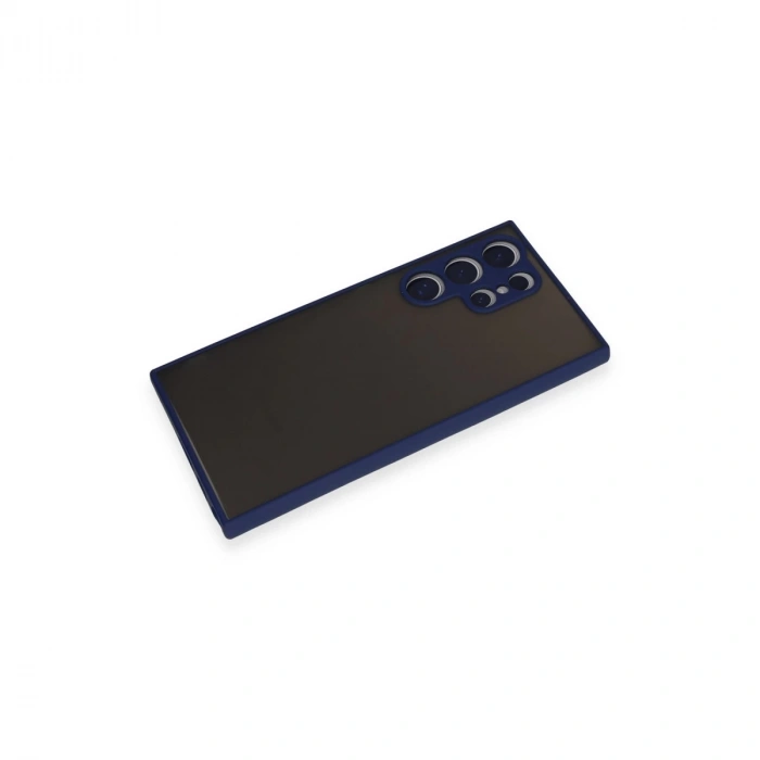 Samsung Galaxy S24 Ultra Kılıf Montreal Silikon Kapak - Lacivert