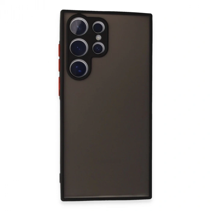 Samsung Galaxy S24 Ultra Kılıf Montreal Silikon Kapak - Siyah