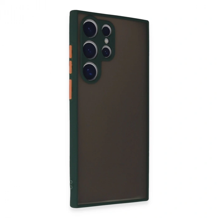 Samsung Galaxy S24 Ultra Kılıf Montreal Silikon Kapak - Yeşil