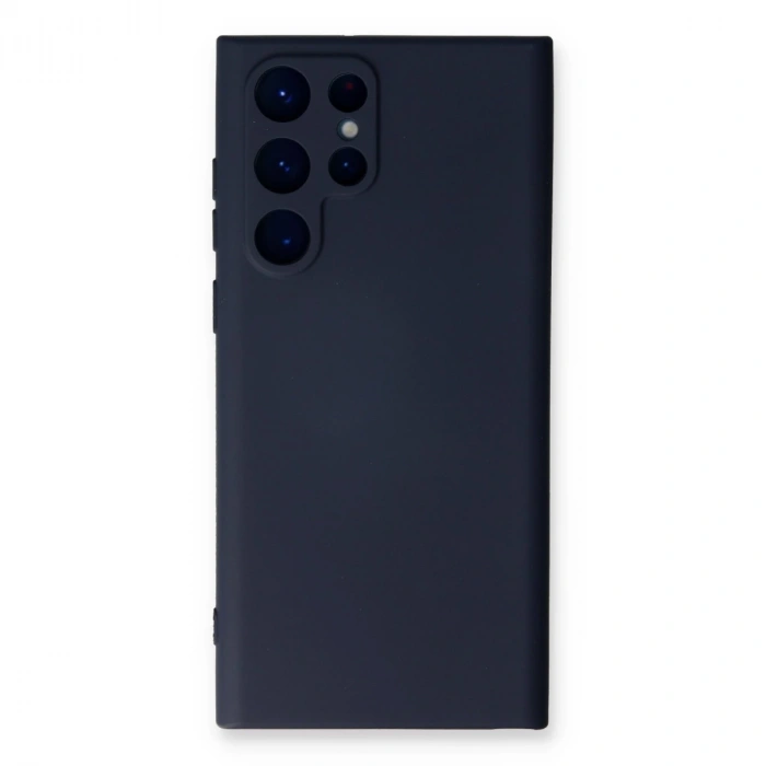 Samsung Galaxy S24 Ultra Kılıf Nano İçi Kadife Silikon - Lacivert