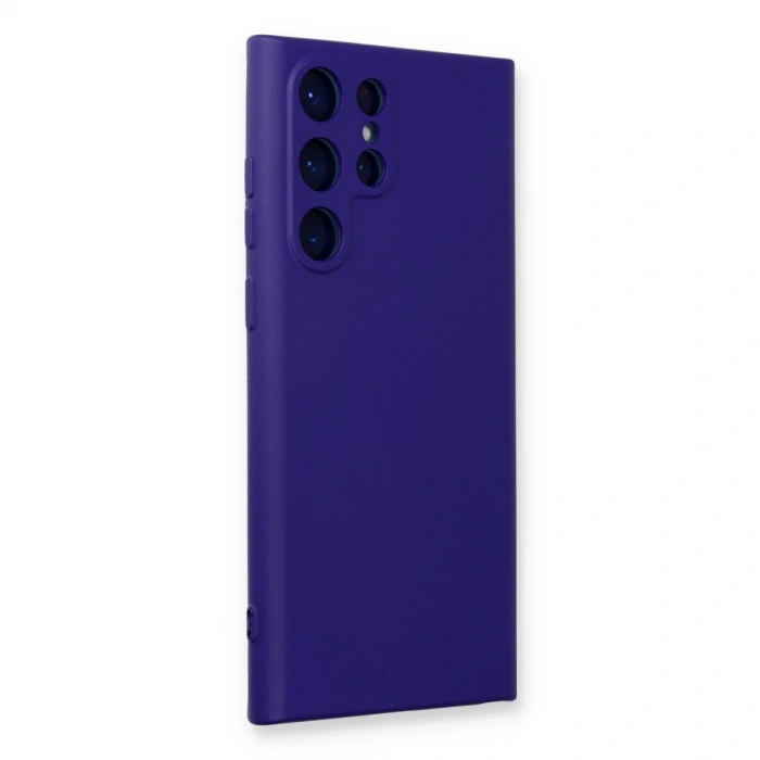 Samsung Galaxy S24 Ultra Kılıf Nano İçi Kadife Silikon - Mor