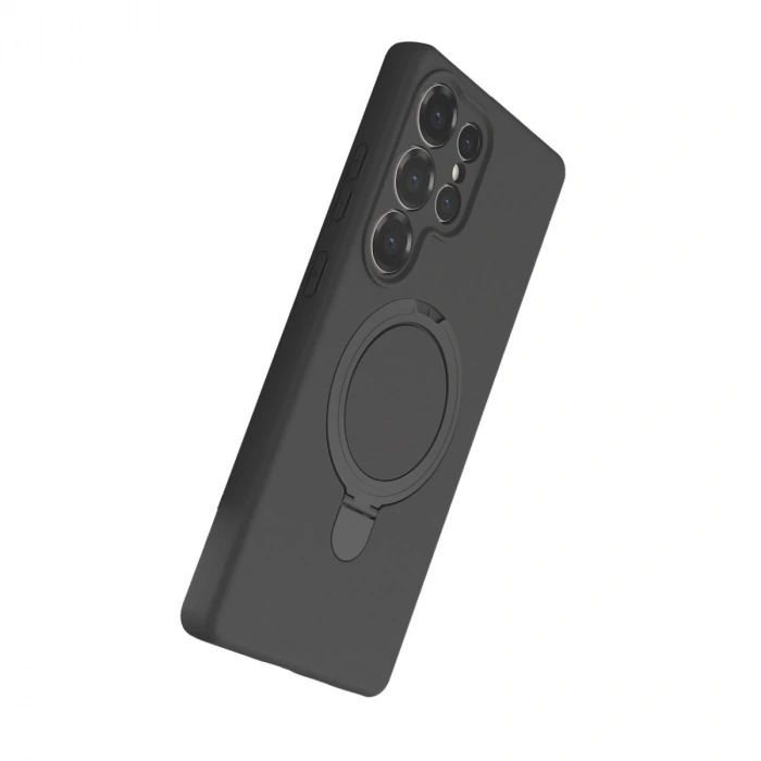 Samsung Galaxy S24 Ultra Regal Magsafe Standlı Kapak - Titan Gri