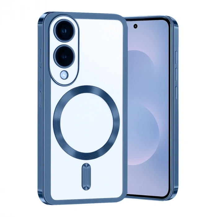 Samsung Galaxy S25 Edge Kross Magneticsafe Kapak - Sierra Blue