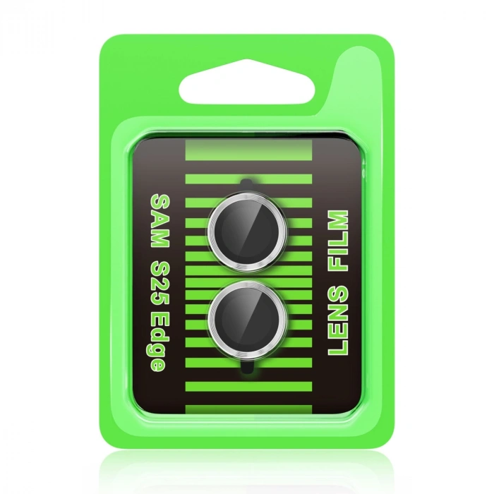 Samsung Galaxy S25 Edge Raze Metal Kamera Lens - Gümüş