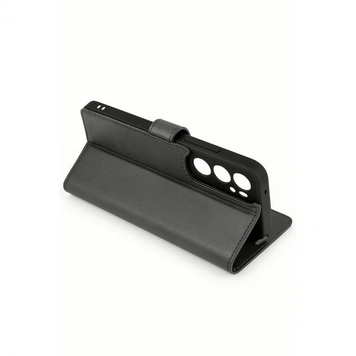 Samsung Galaxy S25 Edge Trend S Plus Kapaklı Kılıf - Siyah