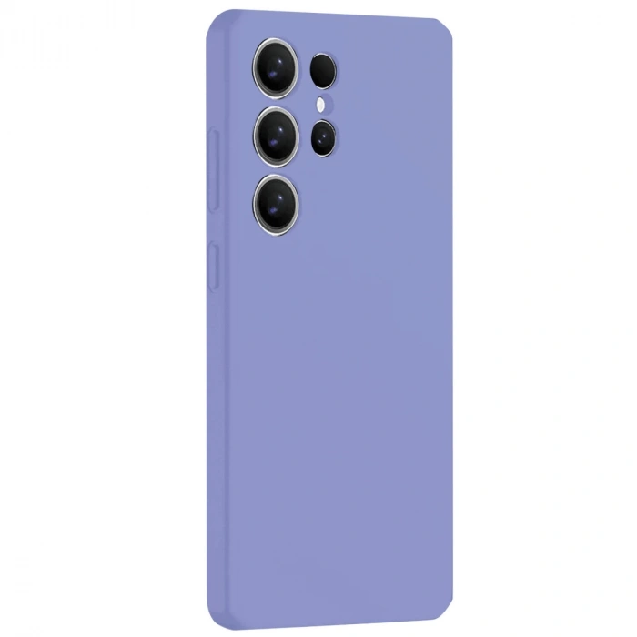 Samsung Galaxy S25 Ultra Kılıf Nano İçi Kadife Silikon - Lila