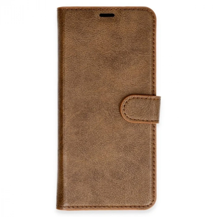 Samsung Galaxy S25 Ultra Kılıf Trend S Plus Kapaklı Kılıf - Taba