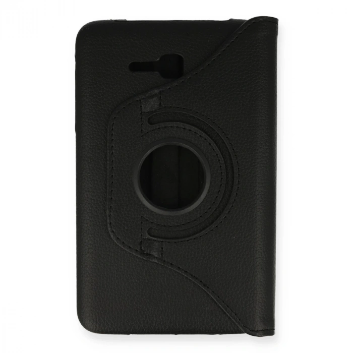 Samsung Galaxy T110 / T113 Tab 3 Lite 7 Kılıf 360 Tablet Deri Kılıf - Siyah