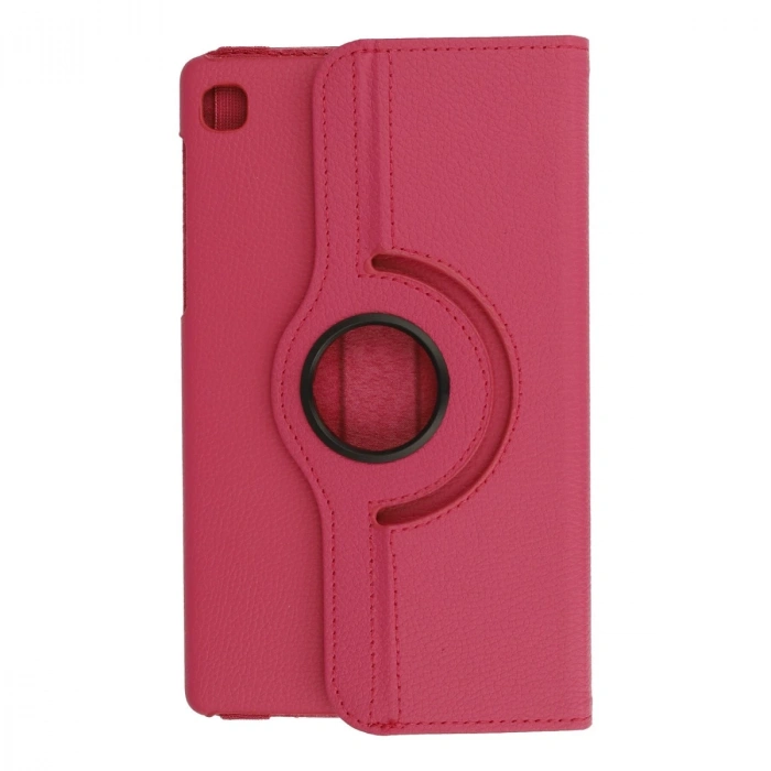 Samsung Galaxy T220 Tab A7 Lite 8.7 Kılıf 360 Tablet Deri Kılıf - Pembe