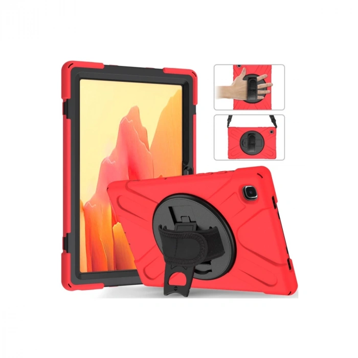 Samsung Galaxy T220 Tab A7 Lite 8.7 Kılıf Amazing Tablet Kapak - Kırmızı