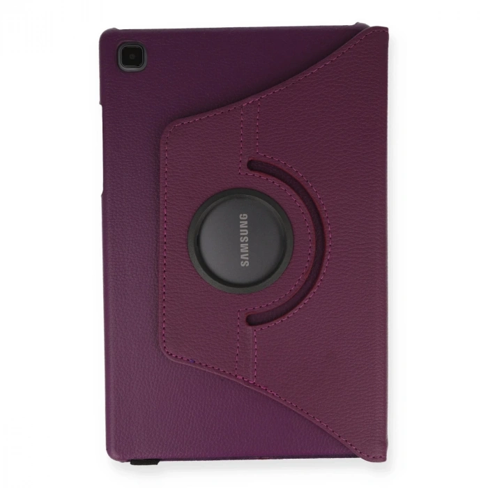 Samsung Galaxy T500 Tab A7 10.4 Kılıf 360 Tablet Deri Kılıf - Mürdüm