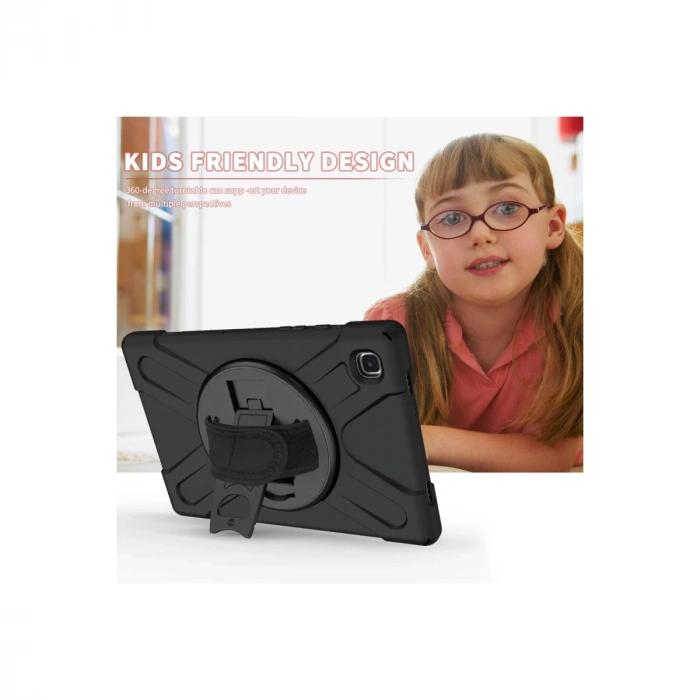 Samsung Galaxy T500 Tab A7 10.4 Kılıf Amazing Tablet Kapak - Siyah