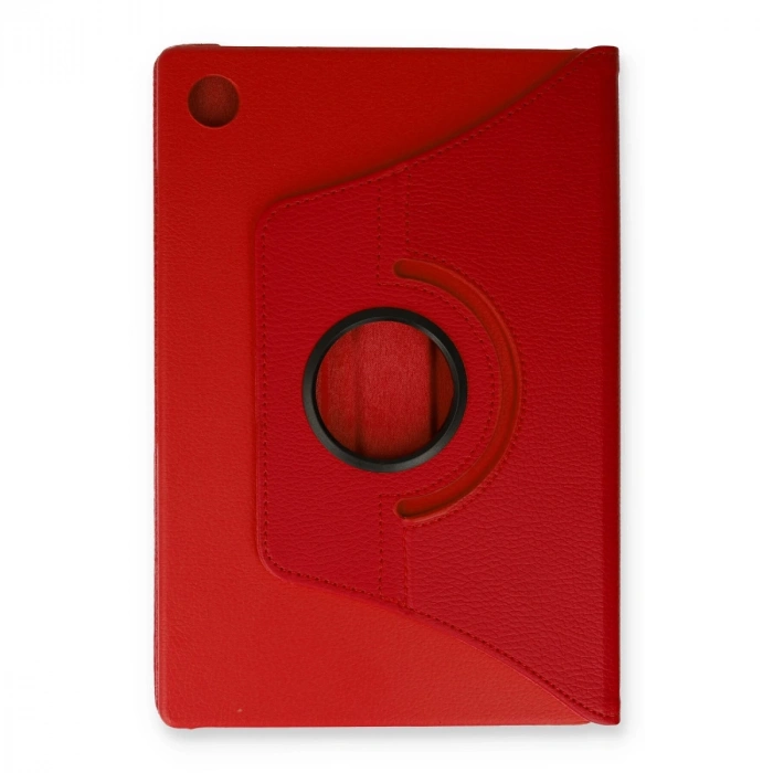 Samsung Galaxy X200 Tab A8 10.5 Kılıf 360 Tablet Deri Kılıf - Kırmızı
