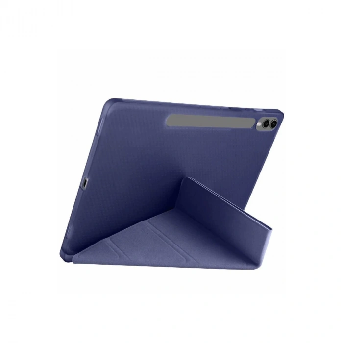 Samsung Galaxy X610 Tab S9 Fe Plus 12.4 Kılıf Kalemlikli Mars Tablet Kılıfı - Lacivert