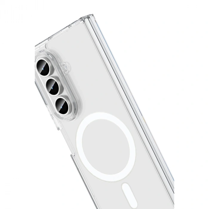 Samsung Galaxy Z Fold 7 Kılıf Magneticsafe Şeffaf Silikon - Şeffaf