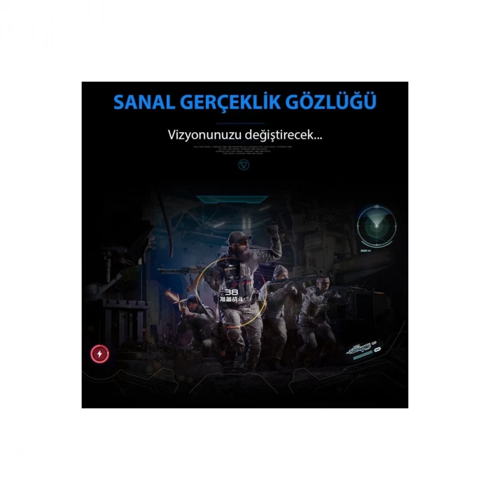 Shinecon Sc-g02ed 3d Sanal Gerçeklik Gözlüğü - Siyah