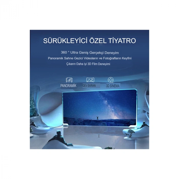 Shinecon Sc-g07e 3d Sanal Gerçeklik Gözlüğü - Siyah