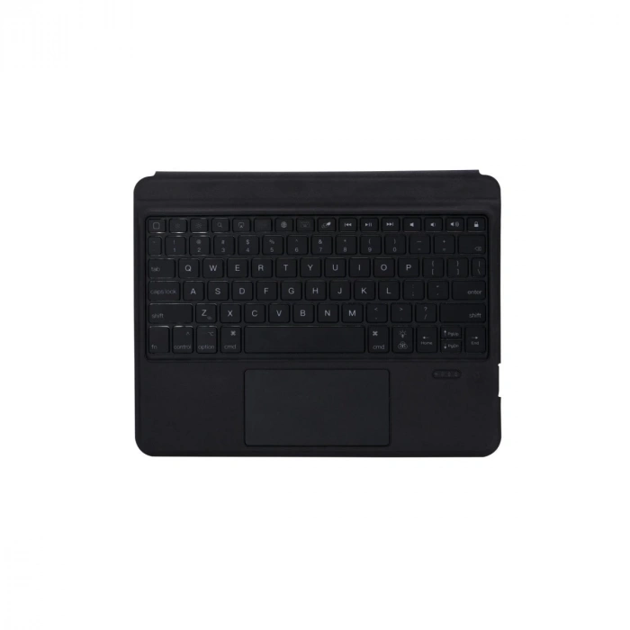 T5207d İpad Pro 11 (2022) Kılıf İnter Ledli Klavyeli Tablet Kılıfı - Siyah