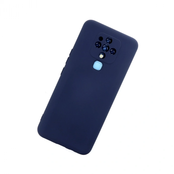 Tecno Camon 16 Kılıf Nano İçi Kadife Silikon - Lacivert