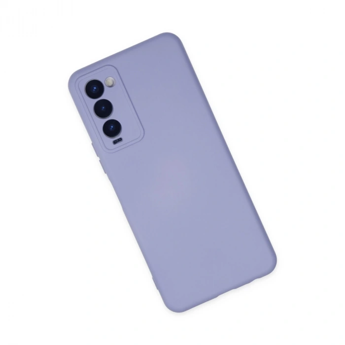 Tecno Camon 18 Kılıf Nano İçi Kadife Silikon - Lila