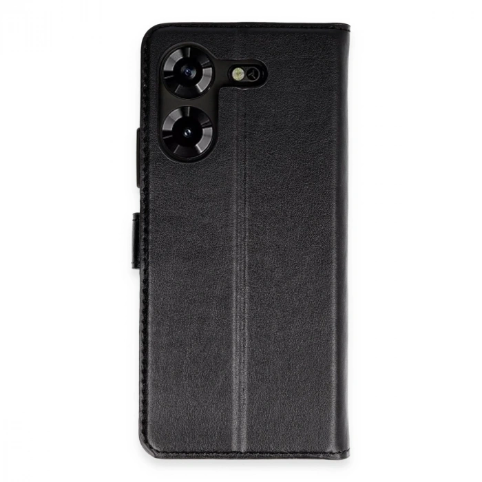 Tecno Pova 5 Kılıf Trend S Plus Kapaklı Kılıf - Siyah