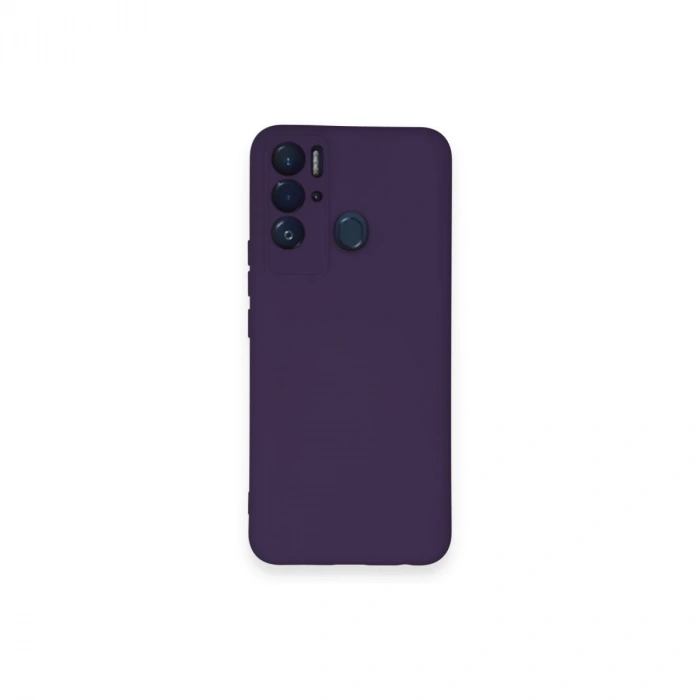 Tecno Pova Neo Kılıf Nano İçi Kadife Silikon - Mor