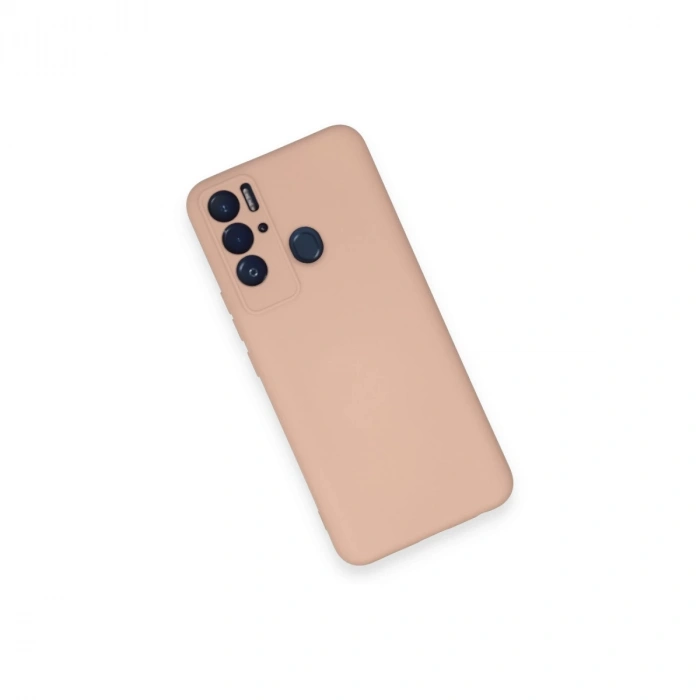 Tecno Pova Neo Kılıf Nano İçi Kadife Silikon - Pudra