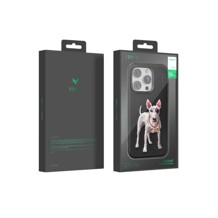 Venco İphone 11 Perma Desenli Kapak - Siyah