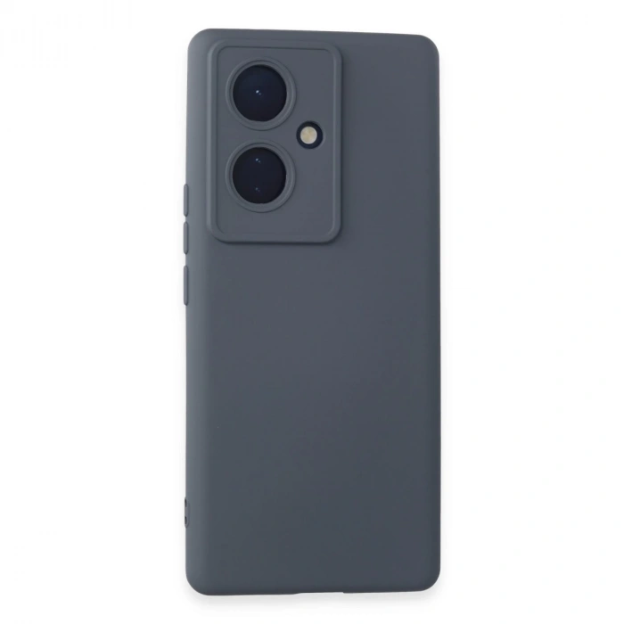 Vivo V29 Lite Kılıf Nano İçi Kadife Silikon - Gri