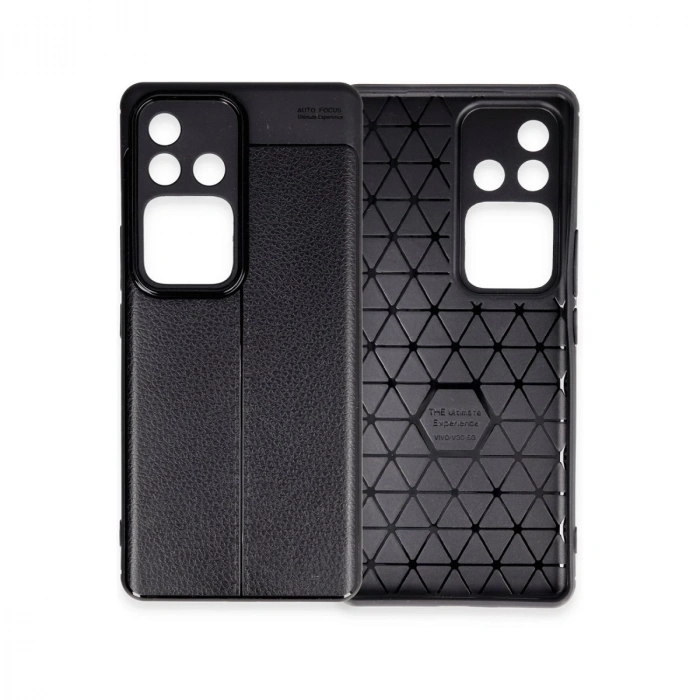 Vivo V30 5g Kılıf Auto Focus Kapak - Siyah