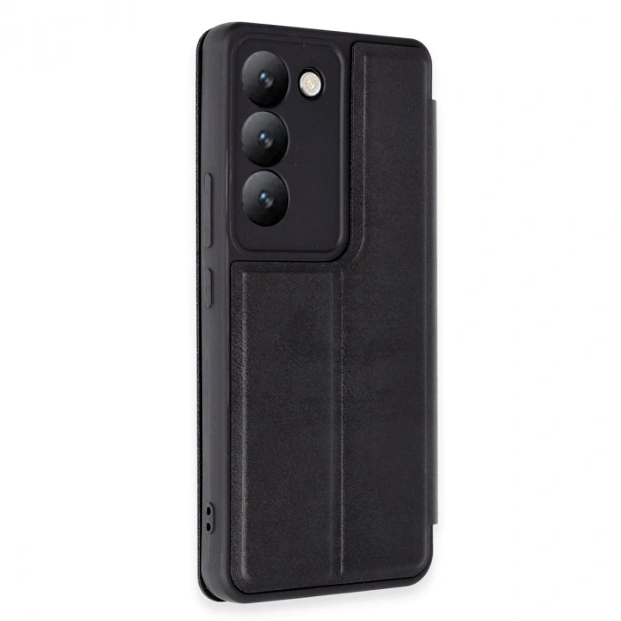 Vivo V30 Lite 4g Kılıf Flip Cover - Siyah