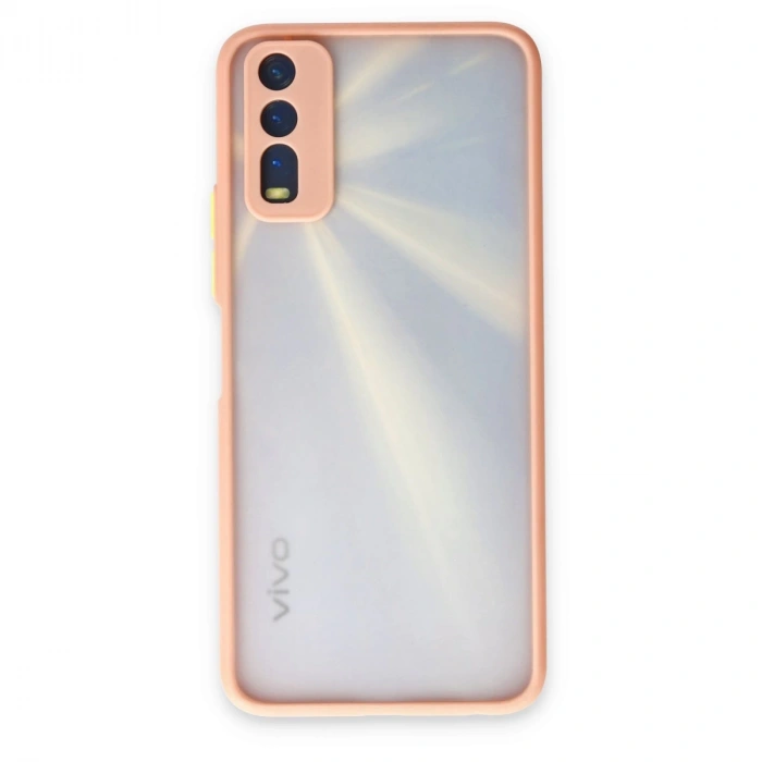 Vivo Y11s Kılıf Montreal Silikon Kapak - Pembe