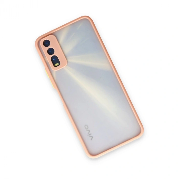 Vivo Y11s Kılıf Montreal Silikon Kapak - Pembe